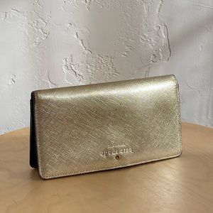Kate Spade Gold Wallet
